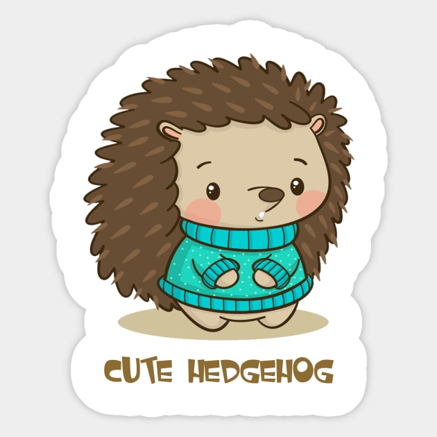 cute hedgehog Sticker by This is store